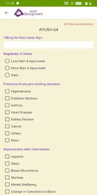 Ayush Sanjivani android App screenshot 0